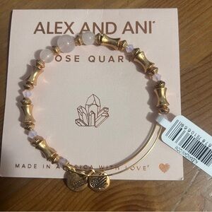 Alex and Ani Rose Quartz Bracelet- NWT